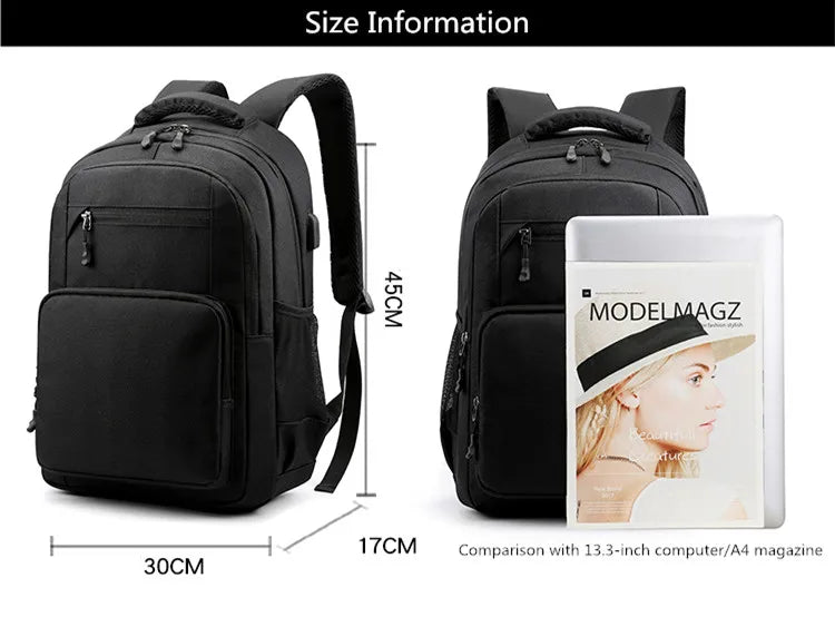Waterproof School Backpack for Teenagers Boys