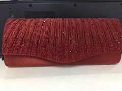 Pink Rhinestone Wedding Clutch Bag for Women