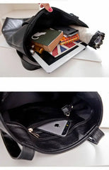 Women Large Capacity Briefcases Bag Casual PU Leather Briefcases Shoulder Bag