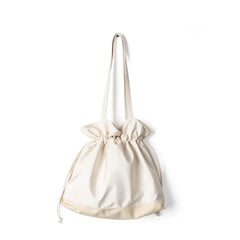 Women Shoulder Bag Soft Nylon Bucket Handbag Ladylike Bag