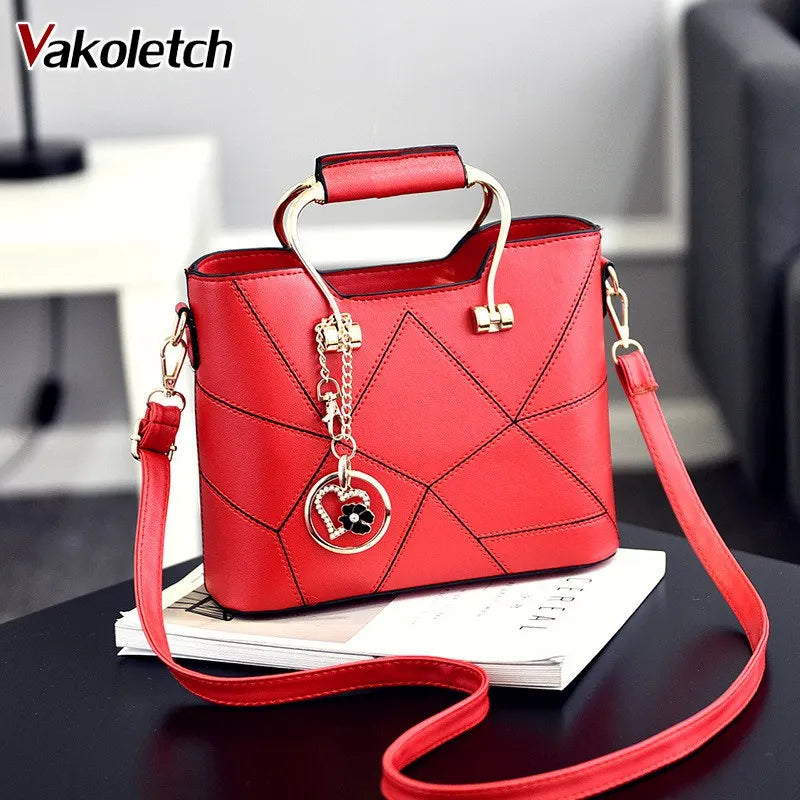 Women's Leather Handbag Shoulder Bag Messenger Bag