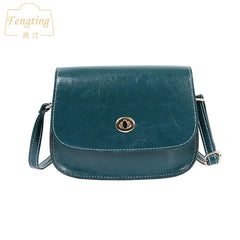 Retro Vintage Small PU Leather Handbags Crossbody Women's Bag FTB057
