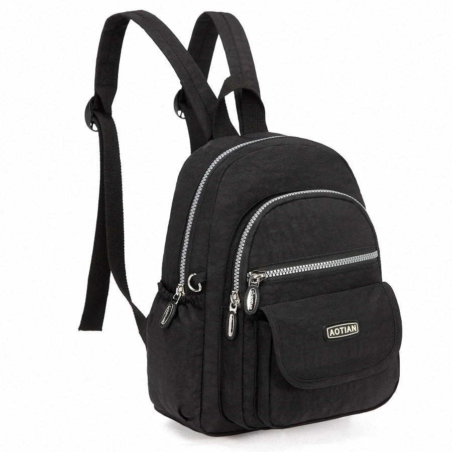 Women's Mini Nylon Backpack Waterproof Daypack for Girls Outdoor