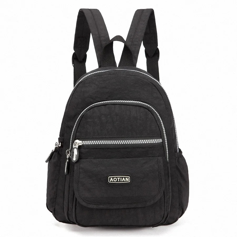 Women's Mini Nylon Backpack Waterproof Daypack for Girls Outdoor
