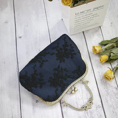 Vintage Lace Embroidery Shoulder Bag DIY Pack