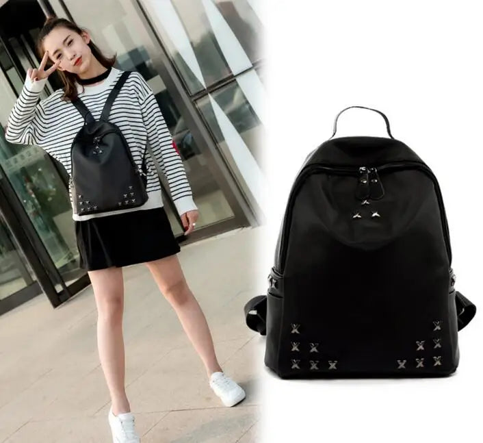 Lady Nylon Travel Backpack