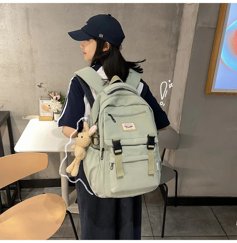 Y2K Harajuku Waterproof Nylon Women's Backpack