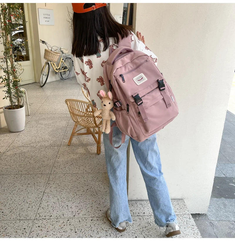 Y2K Harajuku Waterproof Nylon Women's Backpack