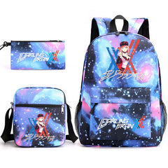 Zero Two Backpack 3-Piece Set for Kids