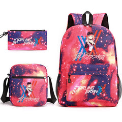 Zero Two Backpack 3-Piece Set for Kids