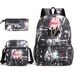 Zero Two Backpack Set for Kids, Back to School