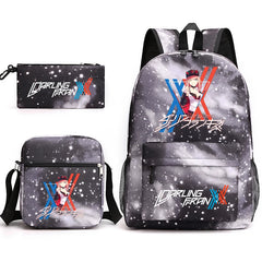 Zero Two Backpack 3-Piece Set for Kids