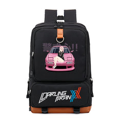 Zero Two Canvas Student School Bag Youth Travel Backpack