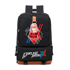 Zero-Two Student School Bag Canvas Youth Travel Backpack